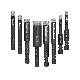  8 PCS Black Dry Diamond Drill Bits Set, Hex Shank Diamond Hole Saw Kit with Storage Bottle with Size 3/16′′ to 9/16′′