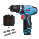  Fixtec 10mm Single Sleeve 12V Hand Held Rock Drill Lithium 2 Speed Mini Electric Hand Drill