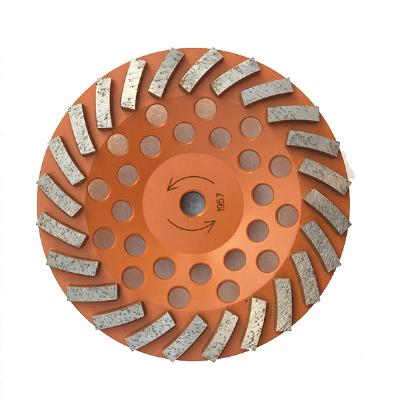 Concrete Diamond Grinding Wheels Double Row Single Row Turbo Cup Wheel for Machines with M16 M14 5/8"-11 7/8" Connector