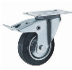 Industrial Rubber Wheel Caster with Brake