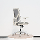 Clerk Office Chair Grey Frame MID Back Mesh Fabric Chair Furniture