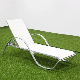 Resort Beach Chair Garden Lounge Chair Aluminum Pool Sun Lounger Outdoor Furniture