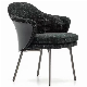 New Fashionable Luxury Soft Fabric Iconic Dining Seating Chair