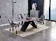 Factory Direct Wholesale Light Luxury Rock Slate Table Dining Room Set Furniture Modern Simple Rectangle Marble Top Dining Table