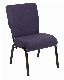  Professional Manufacturer of Charcoal Fabric Metal Church Worship Auditorium Chair  (ZG13-010)