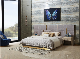  Zhida Luxury Style Hotel Furniture Bedroom Set Velvet King Size Bed
