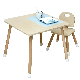 Children′s Single Study Table Children Study Desk Wood Study Table Preschool Furniture Kids Tables and Chairs