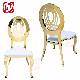  Wholesale Stacking Gold Stainless Steel Dining Chair Wedding Banquet Hall Chairs