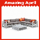 Factory Direct Wholesale Price Modern Outdoor Garden Home Furniture Aluminum Patio Sofa Set