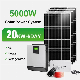 Low Price Solar Panel 3kw 5kw 10kw Complete 5000/10000W Home Energy Storage Power on/off-Grid Hybrid System 5 Kilowatts Inverter and Lithium Battery