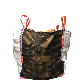 Yellow 180kly 120kly PP Woven Ventilated FIBC Bulk Mesh Sack Bags for 40L, 60L, 80L, 1000L, 1500L Firewood Packaging