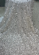 Sequins Bridal Luxury Embroidery Beads Wedding Tulle White Beaded Lace Fabric