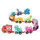  2022 Mini Cute Magnetic Wooden Dinosaur Train Toy