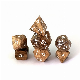  Custom Colorful Decorate Polyhedral Resin Metal Dnd Rpg Game Wooden Dice