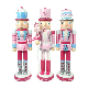 Wholesale Christmas Decorations Wooden Candy Series 38cm Nutcracker King Soldier