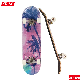  Factory Wholesale 7 Ply Maple Wood Skate Board Printed Truck Skateboard with PU Wheel Board