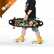 Handheld Custom Design Factory Price 4 PU Flashing Wheels Plastic PP Skateboard manufacturer
