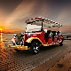  11 Seater Electric Convertible Car 4 Row Vintage Golf Carts 30km/H Electric Amusement Park Car