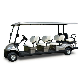 8 Seats Mini Sightseeing Car 48V System Electric Golf Buggy Cart