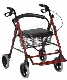 Hot Selling Steel Rollator Walker with Seat for The Elderly