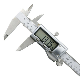  Source Factory DIN862 150mmx0.01mm Stainless Steel Metal Case Digital Vernier Calipers