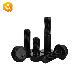  Grade 10.9 Black Carbon Steel Hex Head Flange Bolt with Half Thread