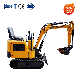  China Factory New 1 Ton Small Digger Machine Mini Crawler Excavator