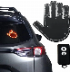 Middle Finger Fun Car Light Remote Back Window Windshield Emoticons Bird Wave