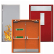 Safety Fire Rated Steel Door Fireproof Escape Exit Metal Doors with Pushbar