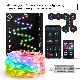 RGB Smart Fairy String Lights with 33FT USB/Solar/Battery Box DIY Twinkle Lights Remote & APP Controlled Music Sync for Christmas