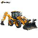 Wolf Multifunction Wheel Loader 2.5ton Backhoe Loader Jx45h with Electric Function manufacturer