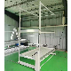 4X8 FT Customized Medical Plants Verical Grow Rack Multi Tier Mobile Flood Rolling Bench Table