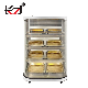Dzcf-4f8p Kfc Commercial Use Restaurant Electric Food Display Warmer Showcase Curve Glass Hot Food Warming Showcase Warmer China Factory Whoelsale Price