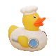 Cook Rubber Duck, Cute Chef Duck Toys