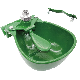  Weight 5.09kg Water Capacity 2.5liter Cast Iron Green Drinking Bowls