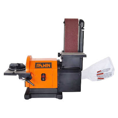 120V Combo Belt Disc Sander 8" with Dust Collection Bag