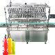 Automatic 6 Heads Liquid Piston Pump Filling Machine for The Pump Head Fruit Juice Shower Gel Shampoo Crude Oil Production Machine