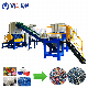  Waste Plastic Drum PVC Pipe Pet Bottle LDPE Film HDPE Rubber Tire Wood Lump Plastic Bottle Crusher and Shredder