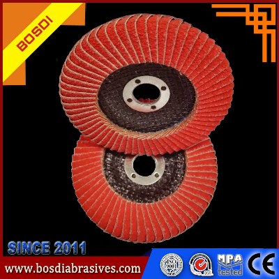 Factory Directly Supply 5" Flap Disc 125X22mm, Grinding and Polishing Metal Surface and De-Burring