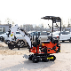  0.8ton Mini Crawler Hydraulic Pilot Small Size Wheel Micro Digger Bagger Mini Electric Performance Hydraulic Crawler Digger 800kg