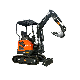 Mini Digger Bagger Escavatore Escavator Mini Digger 0.8ton 1 Ton 1.5ton 2ton Mini Excavator manufacturer