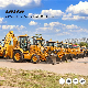 Cheap 4X4 Small Garden Tractor Loader Backhoe Hydraulic Excavator Loader Integrated Machine Wheel Mini Backhoe Loader Backhoe Sale manufacturer