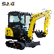 CE EPA Buckets Compact Machinery Small Household Mini Crawler Micro Diggers Excavator for Sale manufacturer