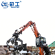 Stainless Non-Ferrous Steel Iron Scrap Recycling Five Peel Grapple Clamshell Grab Material Handler