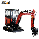  CE/EPA Hydraulic Mini Excavators 2 Ton Kubota Small Excavator 3 Ton Diggers 3000kg Mini Crawler Excavator for Sale Cheap Prices Free Shipping