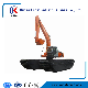 21tons Hydraulic Amphibious Excavators with Additional Side Pontoons and Swamp Pump (K210SD)