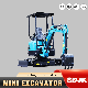 Factory Outlet New Cheap Mini Miniature Excavator Jkw-18s for Sale Garden Construction