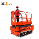 Mobile Aerial Platform Self-Propelled Man Lift Rubber Crawler Scissor Lift manufacturer