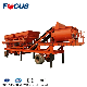 Portable Concrete Mixing Plant Equipped with Computer Control Panel manufacturer