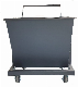  Workshop Tool Cart - Durable Industrial Dumping Iron Scrap Collecting and Hopper Cart